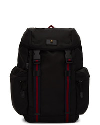 Gucci Black Techno Canvas Backpack