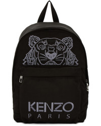 Kenzo Black Tiger Icon Backpack