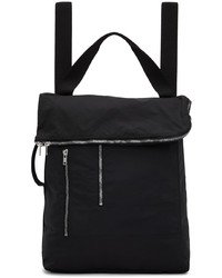 Rick Owens DRKSHDW Black Trolley Backpack