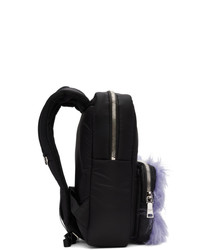Prada Black Universal S Edition Hand Logo Backpack
