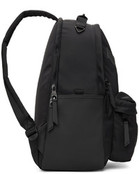 VERSACE JEANS COUTURE Black V Emblem Backpack