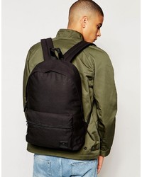 Asos Brand Backpack In Canvas