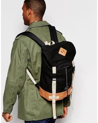 Asos Brand Backpack With Contrast Trims
