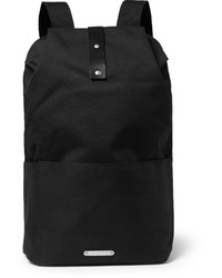 Brooks England Dalston Leather Trimmed Canvas Backpack