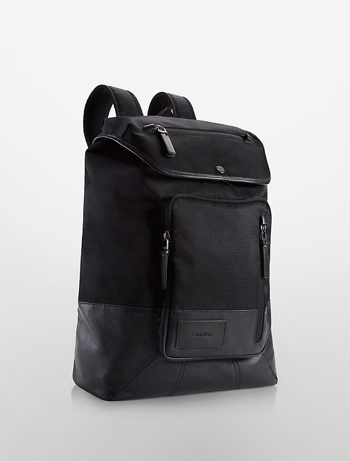 Calvin klein best sale canvas backpack