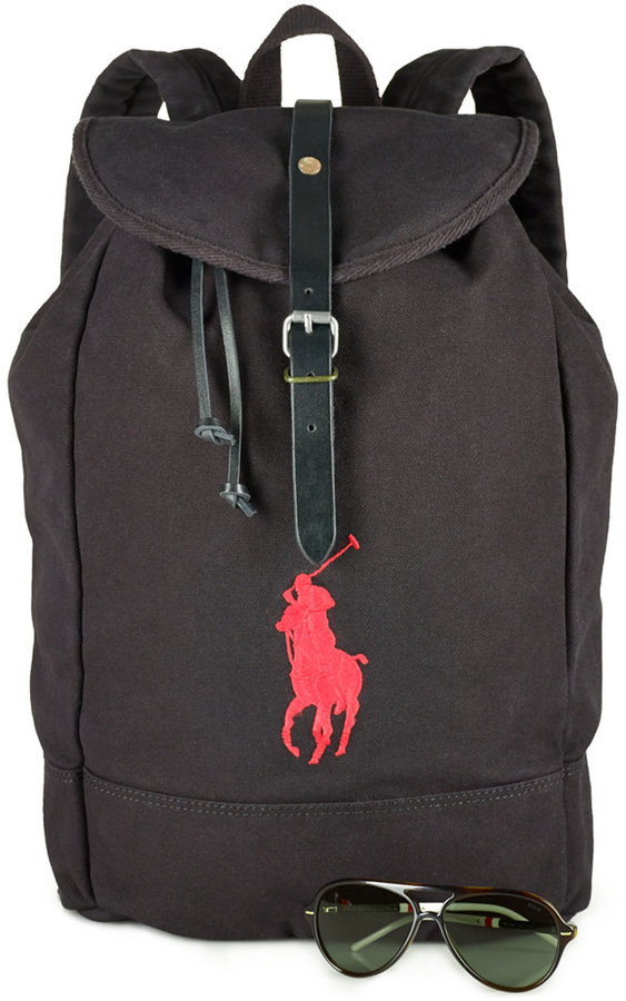 Polo Ralph Lauren Canvas Backpack, $150 