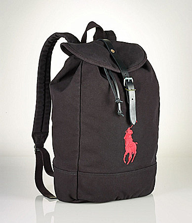 ralph lauren canvas backpack