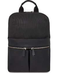 Royce Leather Coated Canvas Backpack