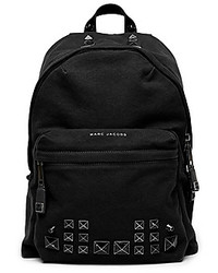 Contemporary Canvas Chipped Studs Backpack