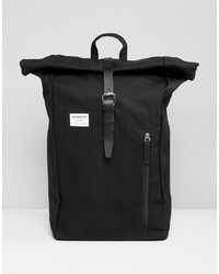 SANDQVIST Dante Rolltop Backpack In Black
