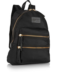 Marc by Marc Jacobs Domo Arigato Leather Trimmed Canvas Backpack