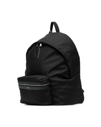 Saint Laurent Ed Large Cotton And Leather Backpack