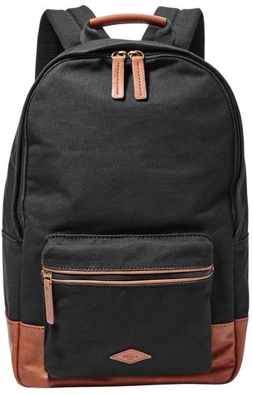 fossil canvas backpack