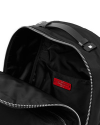 Valentino Garavani Leather Trimmed Nylon Backpack
