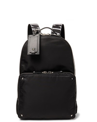 Valentino Garavani Leather Trimmed Nylon Backpack