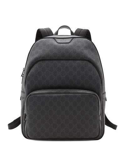 Gucci Gg Supreme Canvas Backpack Black, $775 | Neiman Marcus