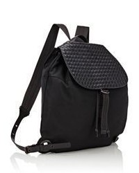 Bottega Veneta Intrecciato Flap Drawstring Backpack