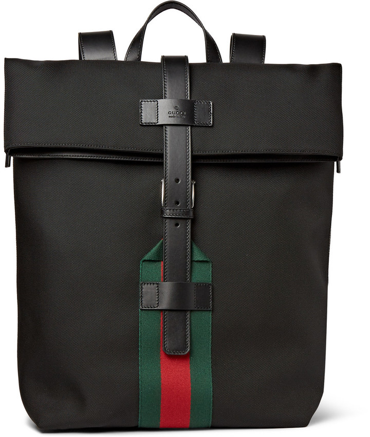 Techno canvas backpack