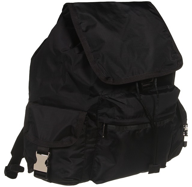 lesportsac voyager backpack black