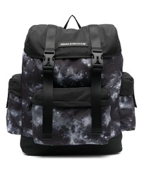 VERSACE JEANS COUTURE Logo Patch Space Print Backpack