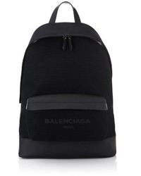 Balenciaga Navy Canvas Backpack