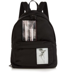 Givenchy Patch Appliqu Canvas Backpack