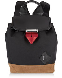 Alexander Wang Prisma Leather Trimmed Canvas Backpack