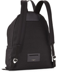 Givenchy Studded Front Canvas Backpack Black