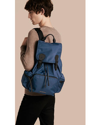 Burberry The Large Rucksack In Technical Nylon And Leather