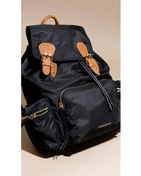 Burberry The Large Rucksack In Technical Nylon And Leather