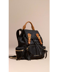Burberry The Small Rucksack In Technical Nylon And Leather