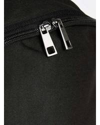 Topman Black Nylon Backpack