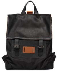 Urban Leather Nylon Backpack
