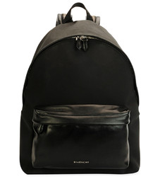 Givenchy Vinyl Backpack With Zip Straps Black