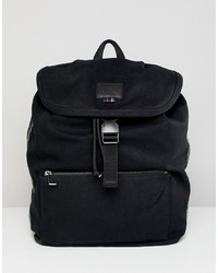 PS Paul Smith Washed Canvas Backpack In Black