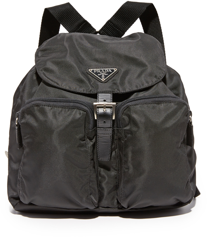 What Goes Around Comes Around Prada Small Nylon Backpack, $795 |   | Lookastic