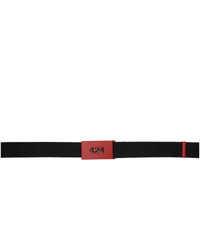 424 Black And Red Sports Belt