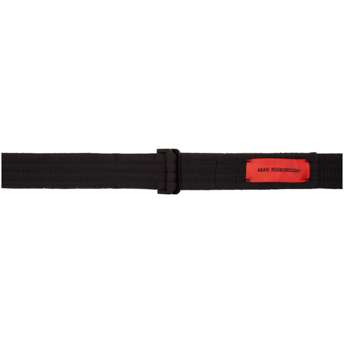 Abasi Rosborough Black Arc Double Wrap Belt, $42 | SSENSE | Lookastic