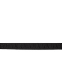 Versace Black Ribbon Greca Belt