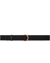 Versace Black Ribbon Greca Belt