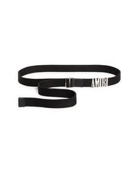 Amiri Skater Logo Belt In Black At Nordstrom
