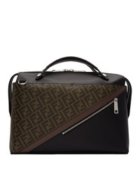 Fendi Black And Brown Forever By The Way Briefcase