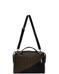 Fendi Black And Brown Forever By The Way Briefcase