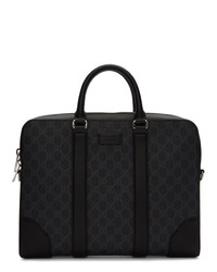 Gucci Black Gg Supreme Briefcase