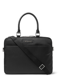 WANT Les Essentiels Haneda Leather Trimmed Nylon Briefcase