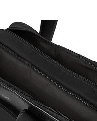 Hugo Boss Meridian Full Grain Leather Trimmed Nylon Briefcase