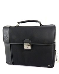 Black Canvas Briefcase