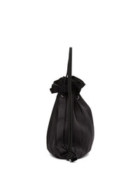 Issey Miyake Black Linear Knit Bag