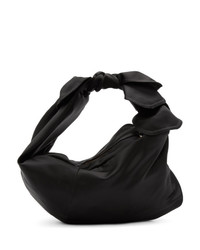 Simone Rocha Black Satin Baby Wrap Bag