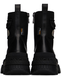 Moncler Black Konture Pocket Boots